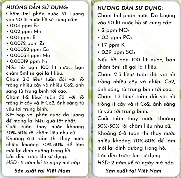 thành phần đa vi lượng